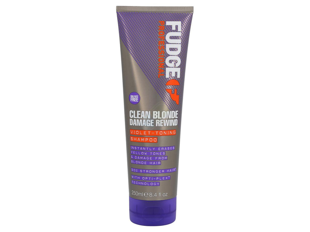 Fudge Clean Blonde Damage Rewind Violetttönendes Shampoo 250 ml