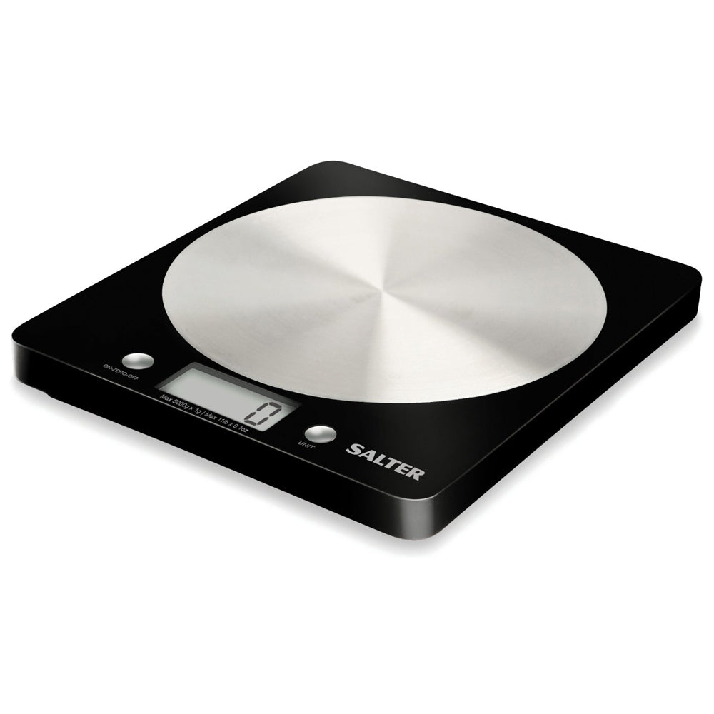 Salter elektronische keukenweegschaal | zwart | Maximaal 5 kg