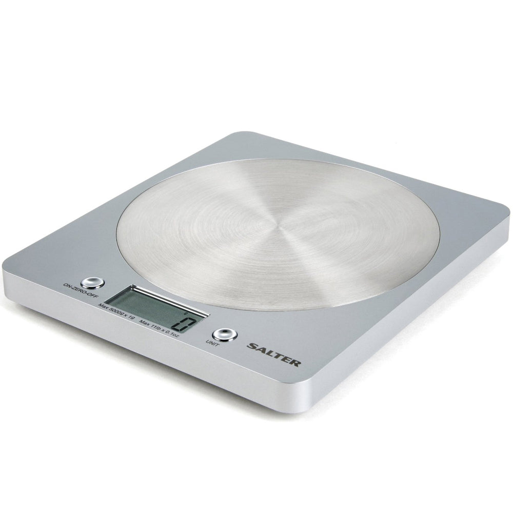 Balança de cozinha eletrônica Salter | prata | 5kg no máximo