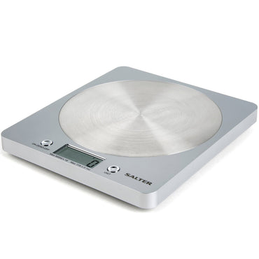 SALTER Electronic Kitchen Scale | Silver | 5kg Max