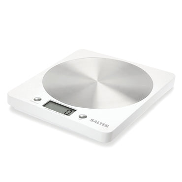 SALTER Electronic Kitchen Scale | White | 5kg Max