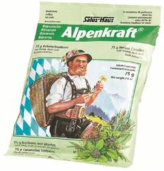 Bonbons aux herbes Alpenkraft - paquet de 25 (commander en simple ou 12 pour l'extérieur au détail)