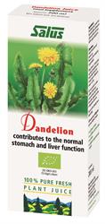 Dandelion Organic Fresh Plant Juice 200ml (order in singles or 16 for trade outer)