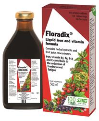 Floradix vloeibare ijzerformule 500ml (bestellen per stuk of 12 voor inruil buiten)