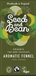 Dark 58% Aromatic Fennel Bar 85g (order 8 for retail outer)