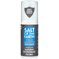 Pure Armour Explorer Natural Deodorant Spray for Men 100ml (bestill i single eller 12 for bytte ytre)