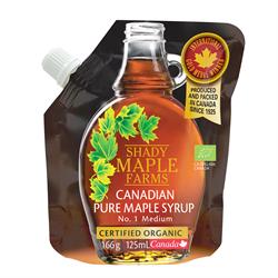 Organic Maple Syrup Pouch 125ml (order in singles or 8 for trade outer)