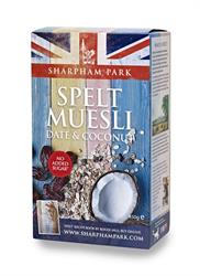 Spelt Muesli Date & Coconut 450g (order in singles or 8 for trade outer)