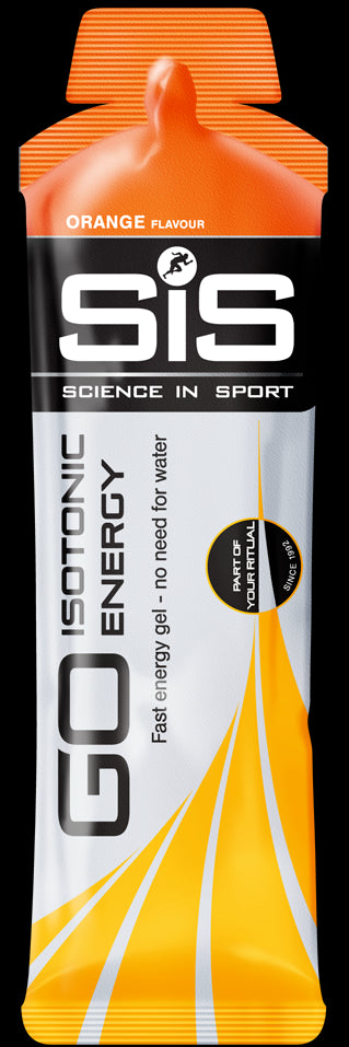 GO Isotonic Gel Energy Gel Orange 60ml x 1 (Qty 30 = 1 box) (order 30 for trade outer)