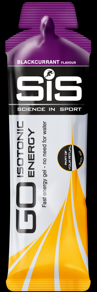GO Isotonic Gel Energy Gel Blackcurrant 60ml x 1 (30 = 1 box) (order 30 for trade outer)