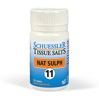 No 11 Nat Sulph Tissue Salts 125 Tabs