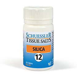 No 12 sels tissulaires de silice 125 comprimés