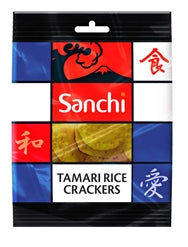 Tamari Rice Crackers 50 g (bestil i singler eller 12 for bytte ydre)