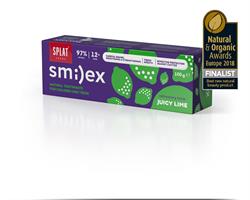Splat Smilex Juicy Lime Teens ยาสีฟันธรรมชาติสำหรับเด็กอายุ 12 ปีขึ้นไป 100กรัม (สั่งเป็นรายเดี่ยวหรือ 20 ชิ้นเพื่อการค้าภายนอก)