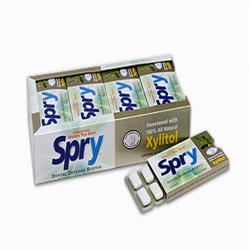 Spry Tea Green Xylitol Gum - 10 חתיכות (הזמינו ביחידים או 20 למסחר חיצוני)