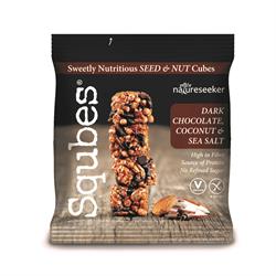 Squbes Dark Chocolate & Sea Salt 30g (order 12 for retail outer)