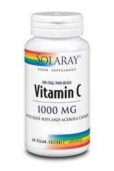 Vitamina C 1000 mg cu eliberare în două etape 60 capsule