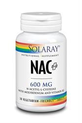 NAC Plus 600mg 30 Cápsulas Vegetales