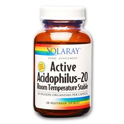 Aktywny Acidophilus 20 miliardów - 60ct - czapka wegetariańska