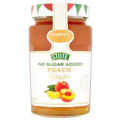 Stute No Sugar Added Peach Jam 430g (order in multiples of 2 or 6 for trade outer)