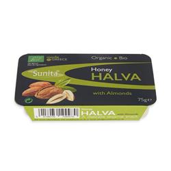 Organic Almond Honey Halva 75g (order in singles or 12 for trade outer)