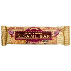 Organic Sultana Sesame Bar 30g (order in singles or 24 for trade outer)