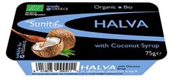 Halva biologique au sirop de noix de coco 75g (commander en simple ou 12 pour l'extérieur au détail)