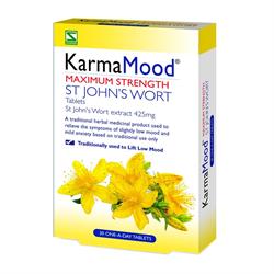 Karma Mood Max Strength St John`s Wort 425g 60 Tablets