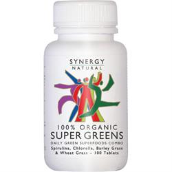 Naturliga supergröna 100 tabletter