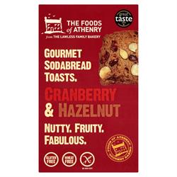 GF Cranberry & Hazelnut Toasts 110g (order in singles or 12 for trade outer)
