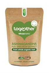 WholeHerb Ashwagandha 30 kapsler (bestill i single eller 6 for ytre detaljhandel)