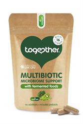 Suplemento alimentar multibiótico Together Health - 30 cápsulas (encomende em unidades individuais ou 6 para varejo externo)