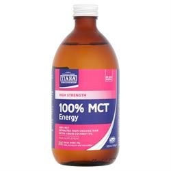 100% MCT Energy 500 ml (pedir por separado o 12 para el comercio exterior)