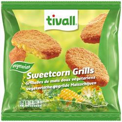 Tivall Frozen Vegetarian Sweetcorn Grills 664g