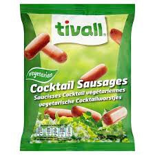 Tivall Frozen Vegetarian Cocktail Sausages 280g (order in singles or 12 for trade outer)