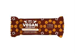 Vegansk chokoladeappelsinbar 55 g (bestil i multipla af 2 eller 20 for detailhandel ydre)