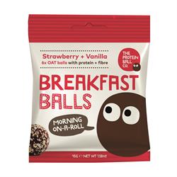 Strawberry & Vanilla 6 Balls (beställ i multipler av 2 eller 10 för detaljhandeln yttre)
