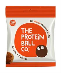 เวย์โปรตีนบอล - โกโก้และโปรตีนบอลสีส้ม x 45g (สั่ง 10 ชิ้นสำหรับการขายปลีกด้านนอก)