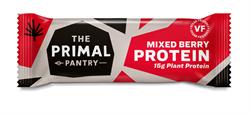 Barra de proteína de frutos rojos mixtos The Primal Pantry, 55 g (pida 15 para el exterior minorista)