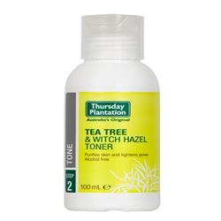 Tea Tree & Witch Hazel Toner 100ml (bestil i singler eller 12 for bytte ydre)