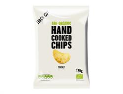 Organic Handcooked Seasalt Crisps 125g (order in singles or 10 for trade outer)