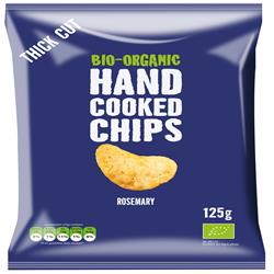 Chips Bio Cuites Main Romarin &amp; Sel de l'Himalaya 125g (commander en simple ou 10 pour le commerce extérieur)