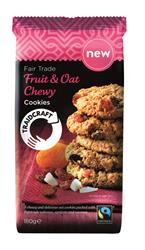 Chewy Fruit & Oat Cookies 180 g (bestil i singler eller 8 for detail ydre)