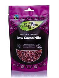 Nibs de cacao crudo orgánico de comercio justo 150g