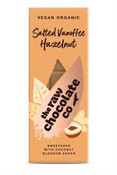 Organic Salted Vanoffee Hazelnut Raw Chocolate Bar 38g (order 10 for retail outer)