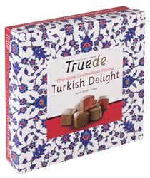 20 % de réduction sur les délices turcs à la rose enrobés de chocolat 120 g (commander en simple ou 12 pour le commerce extérieur)