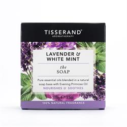Seife mit Lavendel und weißer Minze, 100 g