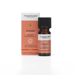Tisserand Organic Ginger Essential Oil (9ml)