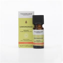 Tisserand Organic Lemongrass Essential Oil (9ml)