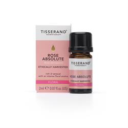 Aceite esencial absoluto de rosa Tisserand cosechado éticamente (2 ml)